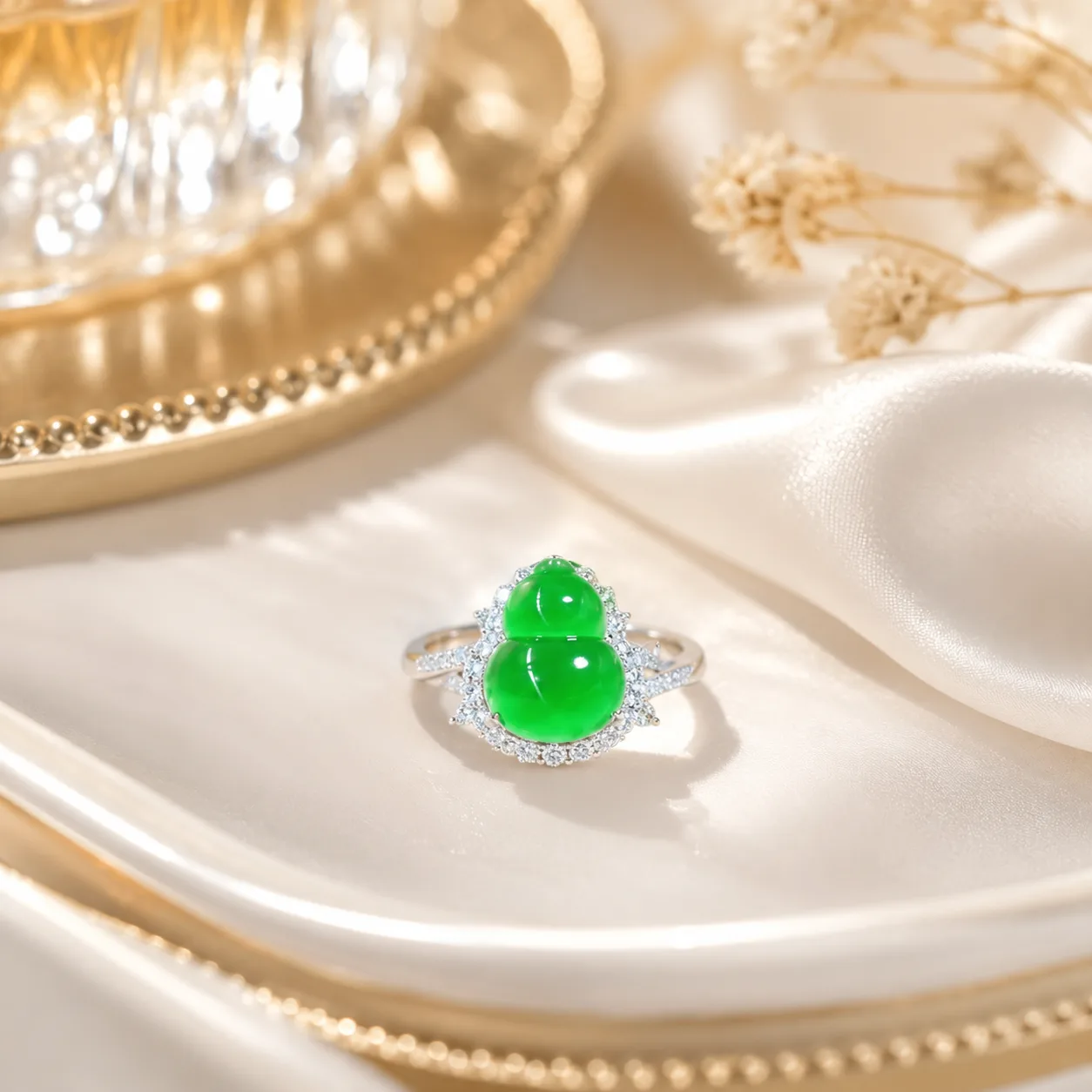 "Fuhu Cuihuan" Jade Ring 4